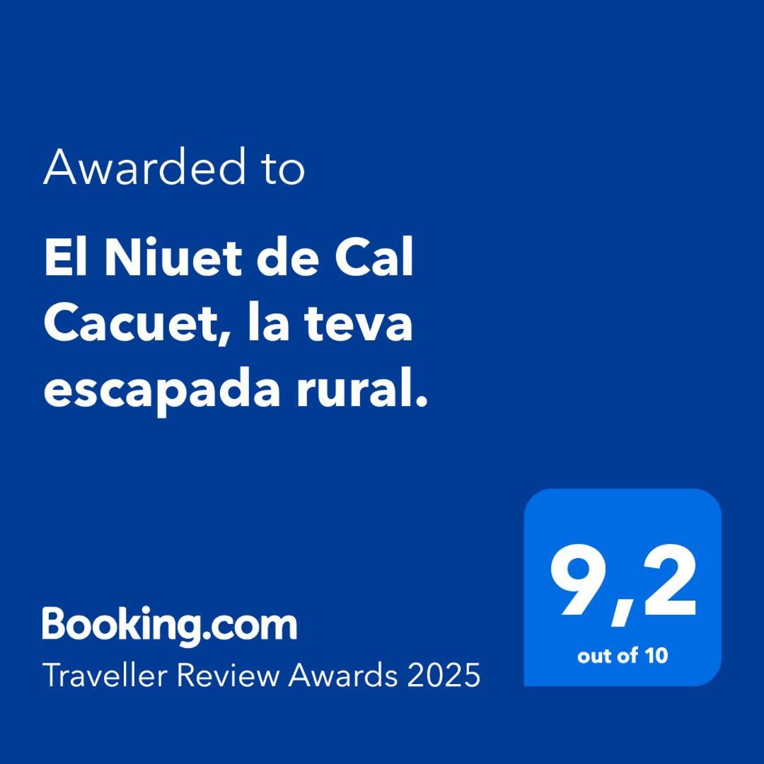 شقة El Niuet De Cal Cacuet, La Teva Escapada Rural. Aviá المظهر الخارجي الصورة